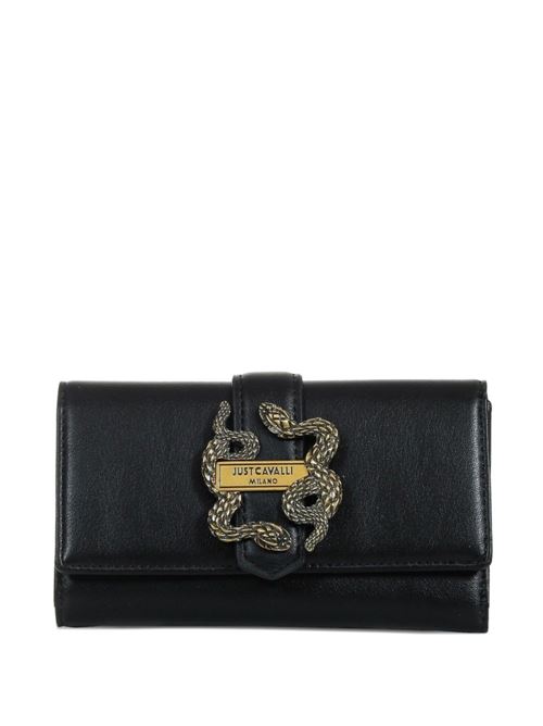 Portafoglio donna con fibbia logata JUST CAVALLI | 80RA5PA5ZSA89899